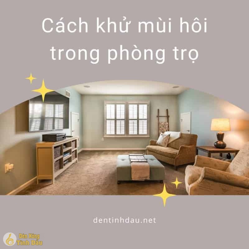 cách khử mùi hôi trong phòng trọ