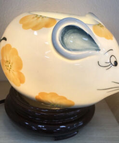 Đèn Xông Tinh Dầu Bát Tràng Chuột Size Lớn