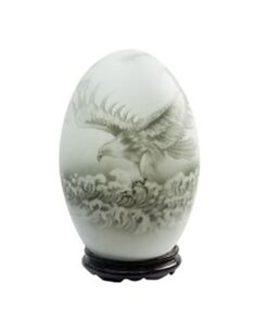 Đèn xông tinh dầu vẽ chim Đại Bàng - Gốm sứ Bát Tràng