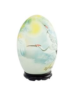 Đèn xông tinh dầu vẽ chim hạt S2 - Gốm sứ Bát tràng