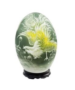 Đèn xông tinh dầu vẽ chim phụng - Gốm sứ Bát Tràng