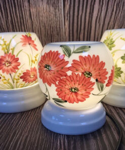 Đèn Xông Tinh Dầu Dáng Đèn Lồng - Hoa Cỏ