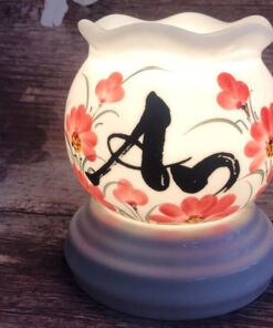 Đèn Xông Tinh Dầu Size Lớn Miệng Lượn - Thư Pháp Chữ An