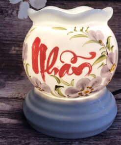 Đèn Xông Tinh Dầu Size Lớn Miệng Lượn- Chữ Nhẫn