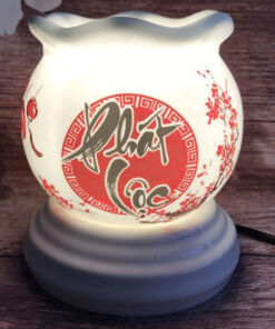 Đèn Xông Tinh Dầu Size Lớn Miệng Lượn- Chữ Phát Lộc