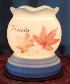 Đèn Xông Tinh Dầu Size Lớn Miệng Lượn-Lá Mùa Thu