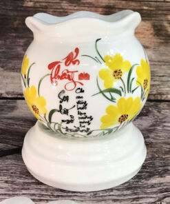 Đèn Xông Tinh Dầu Size Lớn Miệng Lượn-Ơn Thầy Cô