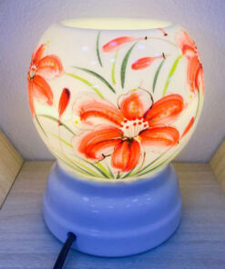 Đèn Xông Tinh Dầu Size Lớn Miệng Tròn- Hoa Lưu Ly