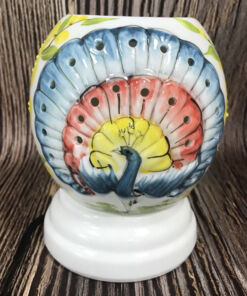 Đèn Xông Tinh Dầu Chim Công Màu Size Lớn