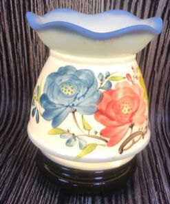 Đèn Xông Tinh Dầu Bát Tràng Dáng Eo Hoa S2