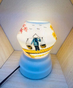 Đèn Xông Tinh Dầu Bát Tràng Dáng Lồng Chợ Quê