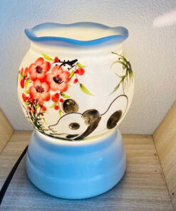 Đèn Xông Tinh Dầu Mini Miệng Lượn Hoa Cúc