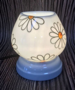 Đèn Xông Tinh Dầu Bát Tràng Mặt Ngọc Cúc