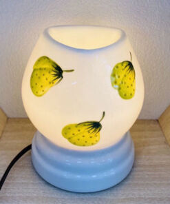 Đèn Xông Tinh Dầu Bát Tràng Mặt Ngọc Dâu Xanh