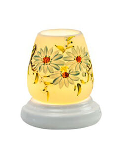 Đèn xông tinh dầu vẽ hoa S7 - Gốm sứ Bát Tràng