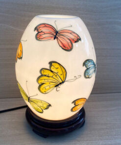 Đèn Xông Tinh Dầu Size Lớn Dáng Trứng Bươm Bướm