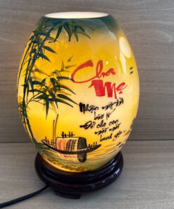 Đèn Xông Tinh Dầu Size Lớn Dáng Trứng- Chữ Cha Mẹ