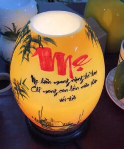 Đèn Xông Tinh Dầu Size Lớn Dáng Trứng-Chữ Mẹ