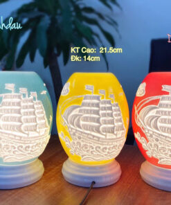 Đèn Xông Tinh Dầu Dáng Trứng Nổi Thuận buồm