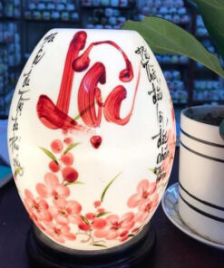 Đèn Xông Tinh Dầu Bát Tràng Thư Pháp Lộc