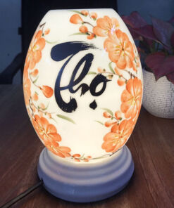 Đèn Xông Tinh Dầu Bát Tràng Thư Pháp Chữ Thọ