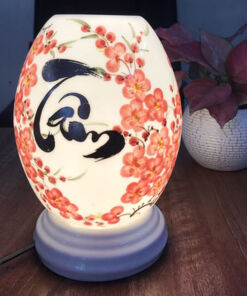 Đèn Xông Tinh Dầu Bát Tràng Thư Pháp Chữ Tâm S2