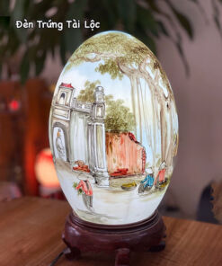 Đèn Xông Tinh Dầu Dáng Trứng Tài Lộc Cổng Làng