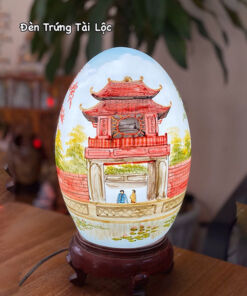 Đèn Xông Tinh Dầu Dáng Trứng Tài Lộc Quốc Tự Giám
