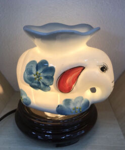 Đèn Xông Tinh Dầu Bát Tràng Voi Miệng Lượn