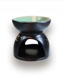 Chân Đèn Xông Tinh Dầu Bát Tràng Đốt Nến - Dáng Tròn