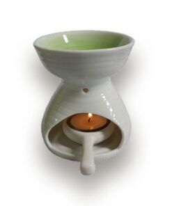 Chân Đèn Xông Tinh Dầu Bát Tràng Đốt Nến - Tròn TD15