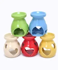 Chân Đèn Xông Tinh Dầu Bát Tràng Đốt Nến - Tròn TD14