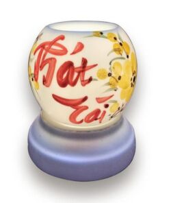 Đèn Xông Tinh Dầu Bát Tràng Tròn Mini - Phát Tài