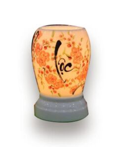 Đèn Xông Tinh Dầu Bát Tràng Dáng Trứng - Lộc