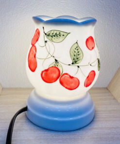 Đèn Xông Tinh Dầu Bát Tràng Mini Miệng Lượn Tulip