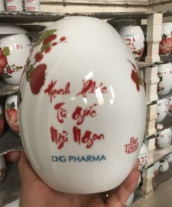 Đèn tinh dầu in logo thư pháp