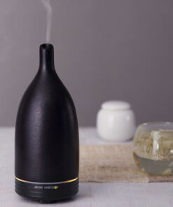Máy Khuếch Tán Tinh Dầu Trụ Gốm Đen