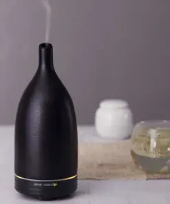 Máy Khuếch Tán Tinh Dầu Trụ Gốm Đen