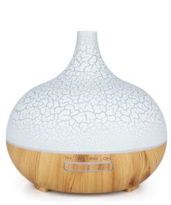 Máy Khuếch Tán Tinh Dầu Bí Ngô Cổ Cao Rạn Vàng