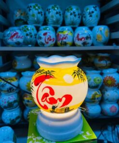 Đèn xông tinh dầu chữ Tâm