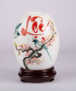 Đèn xông tinh dầu loại lớn thư pháp chữ Lộc