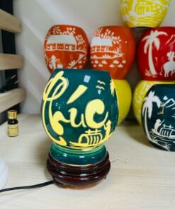 Đèn xông tinh dầu chữ Phúc màu