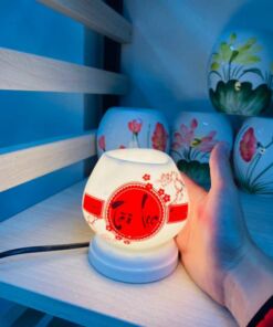 Đèn xông tinh dầu mini chữ Tài Lộc