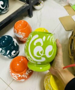 Đèn xông tinh dầu chữ Lộc màu