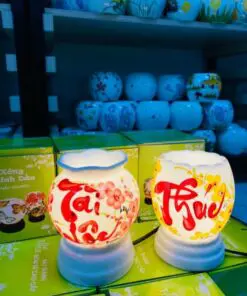 Đèn xông tinh dầu chữ Tài Lộc S1