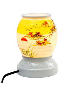 Đèn xông tinh dầu vẽ Hoàng Hôn