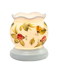 Đèn xông tinh dầu Bát Tràng vẽ bọ rùa