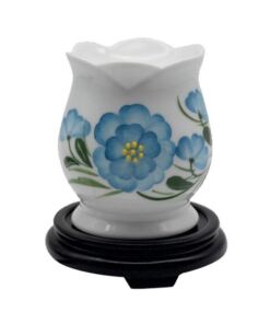 Đèn Xông Tinh Dầu Bát Tràng Size Nhỏ - Hoa Hồng